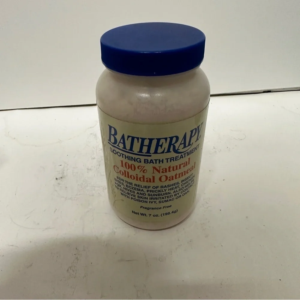 Batherapy Natural Colloidal Oatmeal Soothing Bath Treatment Fragance Free 7 OZ